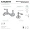 Kingston Brass KS948AL 8 to 16" Widespread Bathroom Faucet, Brushed Nickel KS948AL - alternate 2